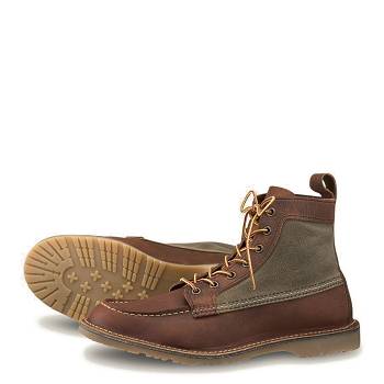 Red Wing Weekender Platene Moc - Bordove 6 Inch Cizmy Panske, RW035SK